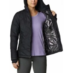 Columbia Heavenly Hooded Jacket - Women's - 2023 Model -Ski Equipment Discounts 1738151 010 a3 2223fw