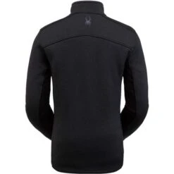 Spyder Encore Half Zip Fleece Jacket - Men's -Ski Equipment Discounts 191252001 encore halfz flc blkback