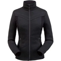 Spyder Encore Full Zip Fleece Jacket - Women's -Ski Equipment Discounts 194068001 encore fz jckt blk