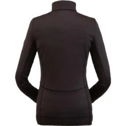 Spyder Savona Zip T-Neck - Women's -Ski Equipment Discounts 194088001 spyn savona zipt black back