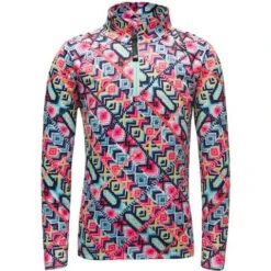 Spyder Reflect Zip T-Neck - Toddler Girl's -Ski Equipment Discounts 196096 spyn bitsy rflt zt friends forever pr l