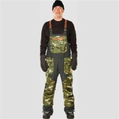 ThirtyTwo Basement Bib - Men's -Ski Equipment Discounts 32S 8130001077 camo 1