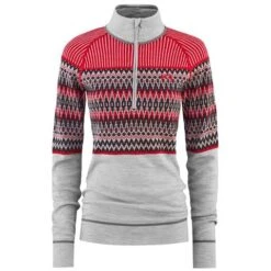 Kari Traa Silja Wool Half Zip - Women's -Ski Equipment Discounts 622909 greym product 1 2223fw