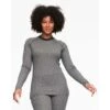 Kari Traa Voss Cashmere Mix Long Sleeve - Women's -Ski Equipment Discounts 623076 dgrey model 1 2223fw