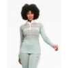 Kari Traa Tuva Half Zip - Women's -Ski Equipment Discounts 623125 sage model 1 2223fw