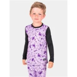 BlackStrap Therma Crew Top - Youth -Ski Equipment Discounts BLK S BL K U T THR splatt lav 1