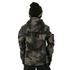 Columbia Bugaboo II 3-in-1 Jacket - Boy's -Ski Equipment Discounts FW23 Columbia BoysBugabooII3in1Jacket BlackModCamo Model4