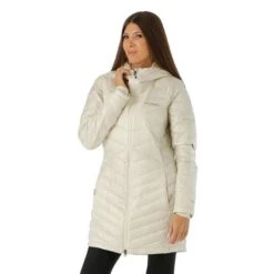 Columbia Joy Peak Mid Jacket - Women's - 2023 Model -Ski Equipment Discounts FW23 Columbia WomensJoyPeakMidJacket Chalk Model1