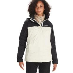Marmot PreCip Eco Jacket - Women's -Ski Equipment Discounts FW23 Marmot WomensPreCipEcoJacket Papyrus