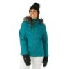 Nils Cervinia Faux Fur Parka - Women's -Ski Equipment Discounts FW23 Nils WomensCerviniaFauxFur Emerald Model1