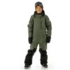 Reima Utsjoki Reimatec Ski Suit - Youth 2 Reima Utsjoki Reimatec Ski Suit - Youth -Ski Equipment Discounts FW23 Reima KidsUtsjokiReimatecSkiSuit ThymeGreen Model1