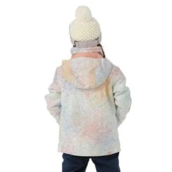 Roxy Jetty Girl Jacket - Girl's -Ski Equipment Discounts FW23 Roxy GirlsJettyJacket BrightWhiteSplash Model3