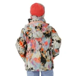 Roxy Jetty Girl Jacket - Girl's -Ski Equipment Discounts FW23 Roxy GirlsJettyJacket TrueBlackTenderness Model3