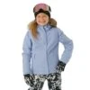Roxy Meade Girl Jacket - Girl's -Ski Equipment Discounts FW23 Roxy GirlsMeadeJacket EasterEgg Model1