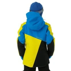 Spyder Ambush Jacket - Boy's -Ski Equipment Discounts FW23 Spyder BoysAmbushJacket Citron Model4