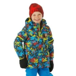 Spyder Mini Impulse Synthetic Down Jacket - Boy's -Ski Equipment Discounts FW23 Spyder BoysMiniImpulseSyntheticDownJacket DigiBug Model1