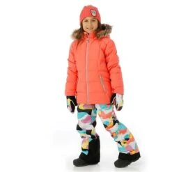 Spyder Zadie Synthetic Down Jacket - Girl's -Ski Equipment Discounts FW23 Spyder GirlsAtlasSyntheticDownJacket Tropic Model2
