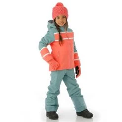 Spyder Mila Jacket - Girl's -Ski Equipment Discounts FW23 Spyder GirlsMilaJacket Tropic Model2