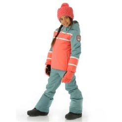 Spyder Mila Jacket - Girl's -Ski Equipment Discounts FW23 Spyder GirlsMilaJacket Tropic Model3