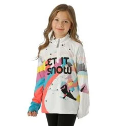 Spyder Surface Zip T-Neck - Girl's 39 Spyder Surface Zip T-Neck - Girl's -Ski Equipment Discounts FW23 Spyder GirlsSurfaceZipTNeck White Model1