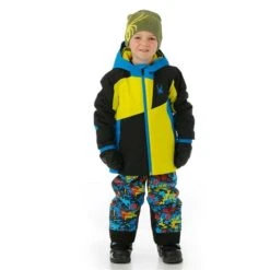 Spyder Ambush Jacket - Toddler 16 Spyder Ambush Jacket - Toddler -Ski Equipment Discounts FW23 Spyder ToddlerBoysAmbushJacket Citron Model2