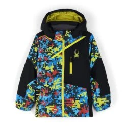 Spyder Challenger Jacket - Toddler Boy's -Ski Equipment Discounts FW23 Spyder ToddlerBoysChallengerJacket DigiBug1