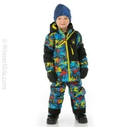 Spyder Challenger Jacket - Toddler Boy's -Ski Equipment Discounts FW23 Spyder ToddlerBoysChallengerJacket DigiBug Model2