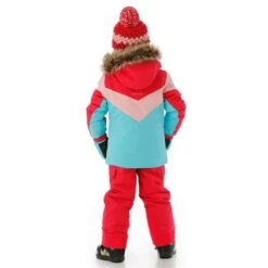 Spyder Lola Jacket - Toddler Girl's -Ski Equipment Discounts FW23 Spyder ToddlerGirlsLolaJacket BahamaBlue Model3