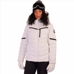 Spyder Brisk Synthetic Down Jacket - Women's -Ski Equipment Discounts FW23 Spyder WomensBriskJacket WhiteBlack