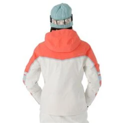 Spyder Poise GTX Jacket - Women's -Ski Equipment Discounts FW23 Spyder WomensPoiseGTXJacket White Model4