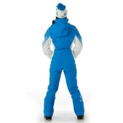 Spyder Power Suit Snowsuit - Women's -Ski Equipment Discounts FW23 Spyder WomensPowerSuitSnowsuit Collegiate Model3