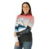 Spyder Sundowner Zip T-Neck - Women's -Ski Equipment Discounts FW23 Spyder WomensSundownerZipTNeck Tropic Model