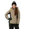 Spyder Vida GTX Jacket - Women's -Ski Equipment Discounts FW23 Spyder WomensVidaGTXJacket Cashmere Model1