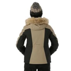 Spyder Vida GTX Jacket - Women's -Ski Equipment Discounts FW23 Spyder WomensVidaGTXJacket Cashmere Model3