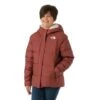 The North Face North Down Fleece-Lined Parka - Girl's -Ski Equipment Discounts FW23 TNF GirlsNorthDownFleeceLinedParka WildGinger Model1