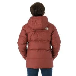 The North Face North Down Fleece-Lined Parka - Girl's -Ski Equipment Discounts FW23 TNF GirlsNorthDownFleeceLinedParka WildGinger Model3