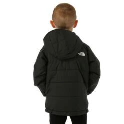 The North Face Reversible Perrito Hooded Jacket - Youth -Ski Equipment Discounts FW23 TNF KidsReversiblePerritoHoodedJacket TNFBlack Model2