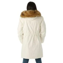 Women The North Face Arctic Parka - NF0A4R2V -Ski Equipment Discounts FW23 TNF WomensArcticParka White Model3