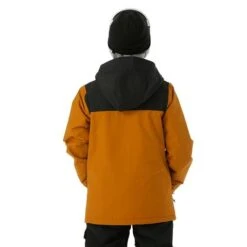 Volcom Stone .91 Ins Jacket - Boys - 2023 Model -Ski Equipment Discounts FW23 Volcom BoysStone.91InsJacket Caramel Model3