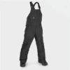 Volcom Barkley Ins Bib Overall - Youth - 2023 Model -Ski Equipment Discounts I1252302 BLK F 1188x1584 crop center