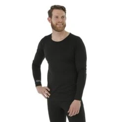 Northern Ridge First Layer Essential Crew - Men's -Ski Equipment Discounts NRR BPP M07 BLK 51519