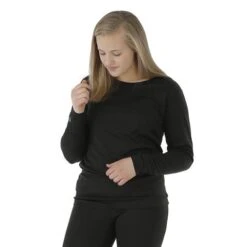 Northern Ridge First Layer Essential Crew - Women's -Ski Equipment Discounts NRR BPP W07 BLK 46236