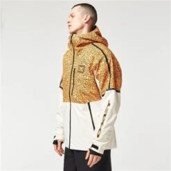 Oakley TC Gunn 2.0 RC Shell Jacket - Men's -Ski Equipment Discounts OAK FOA403429 yellow crakle 1