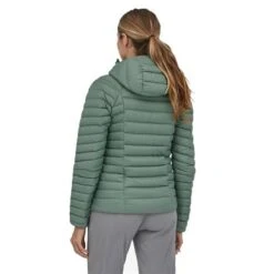 Patagonia Women's Down Sweater Hoody With Net Plus - 84712 -Ski Equipment Discounts PAT 84712 hemlock model2