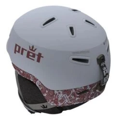 Pret Sol X Helmet - Women's -Ski Equipment Discounts PRE SOLX maroon paisley 3