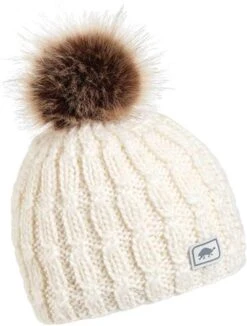 Turtle Fur Fifi Merino Wool Pom Beanie - Women's -Ski Equipment Discounts TUR 753454 white