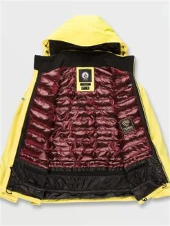 Volcom Quad Angle 2L TDS Jacket - Men's -Ski Equipment Discounts VOL G0452305 citron 5