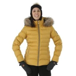 Sunice Fiona Quilted Jacket With Real Fur - Women’s