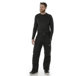 Men's Winter's Edge Lightweight Baselayer Crew | Buckmans -Ski Equipment Discounts WTR M08 BLK 49861