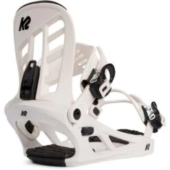 K2 Youth Snowboard Binding - Youth -Ski Equipment Discounts f22 k2sb youth white back34